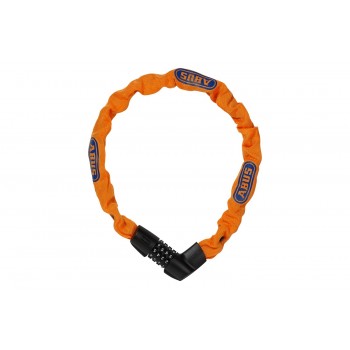 Цепь противоугонная ABUS 1385 TRESOR 6 ММ neon orange